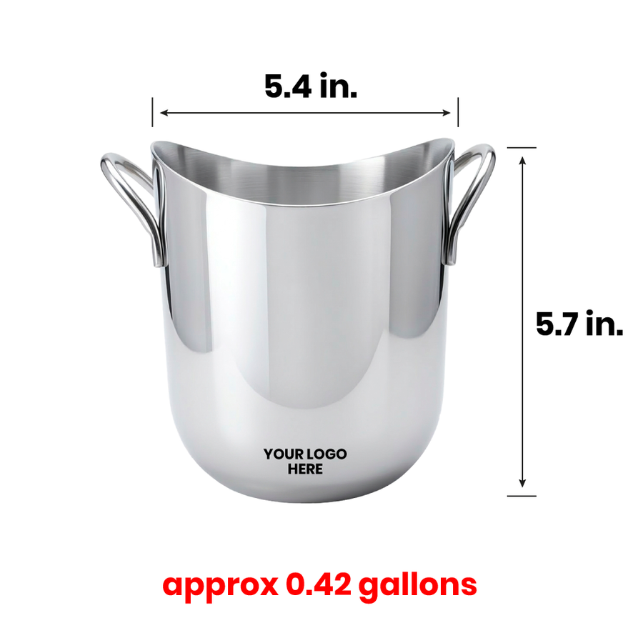 Stainless Steel Party Buckets - Custom Promo Now - UK