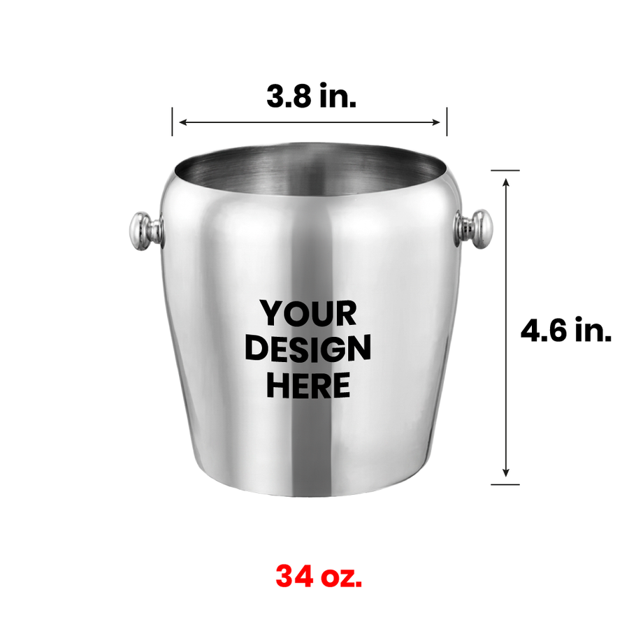 Stainless Steel Champagne Barrels - Custom Promo Now - UK
