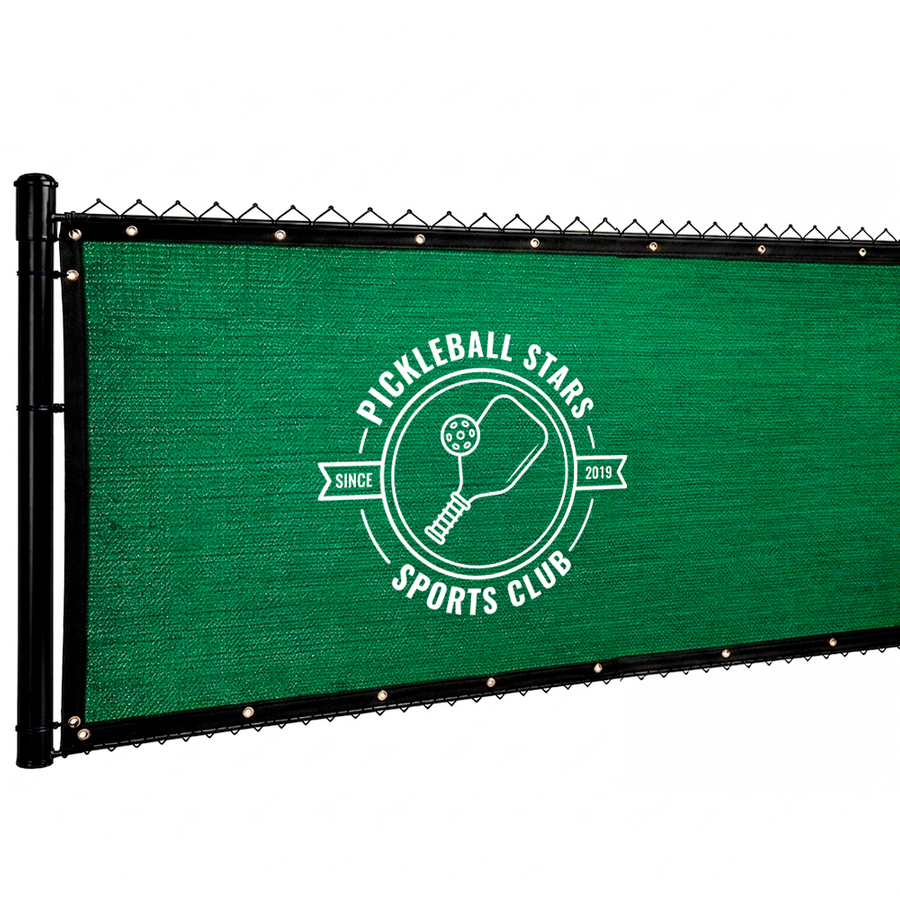 Custom 98% Blockage Fence Screen - Custom Promo Now - UK