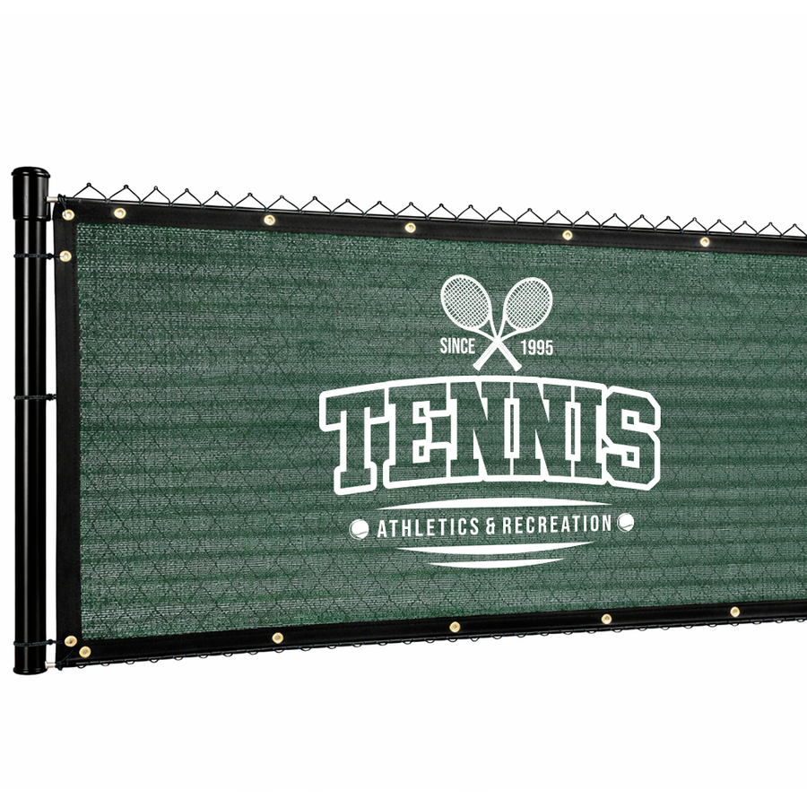 Custom 90% Blockage Fence Screen - Custom Promo Now - UK