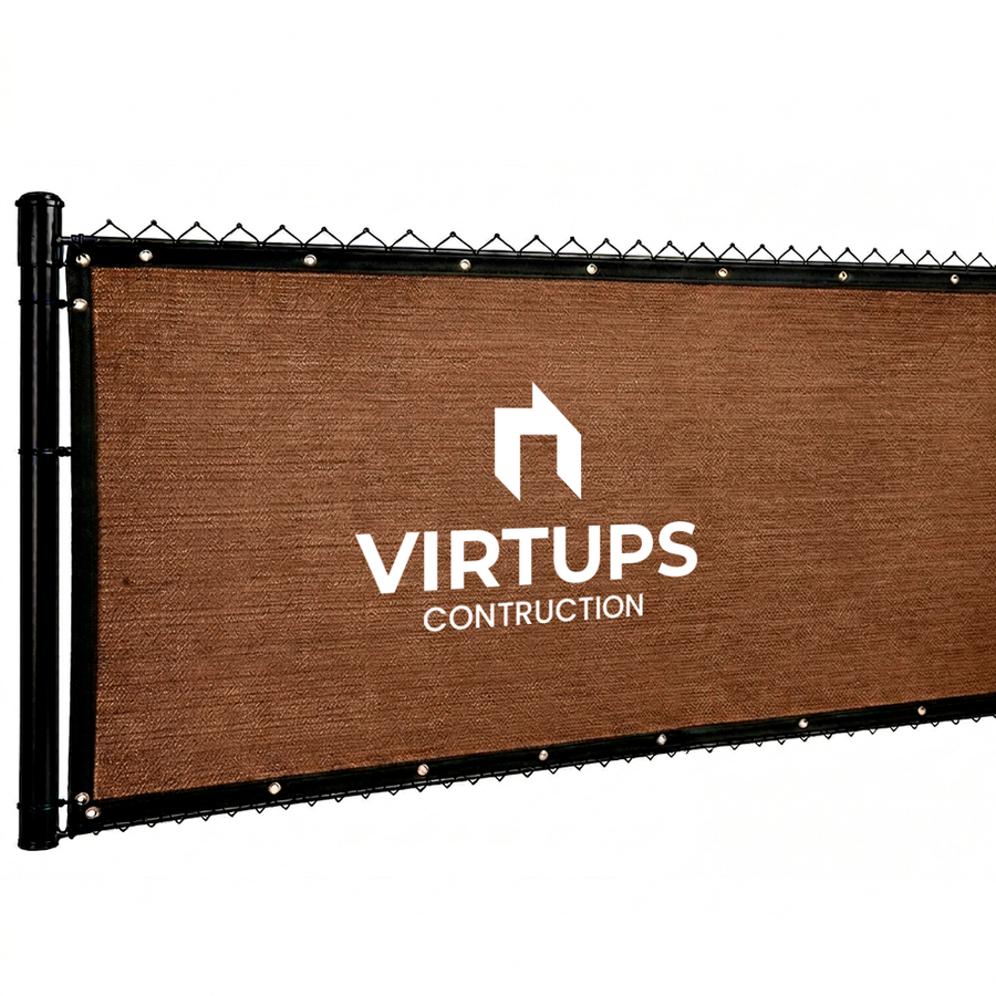 Custom 98% Blockage Fence Screen - Custom Promo Now - UK