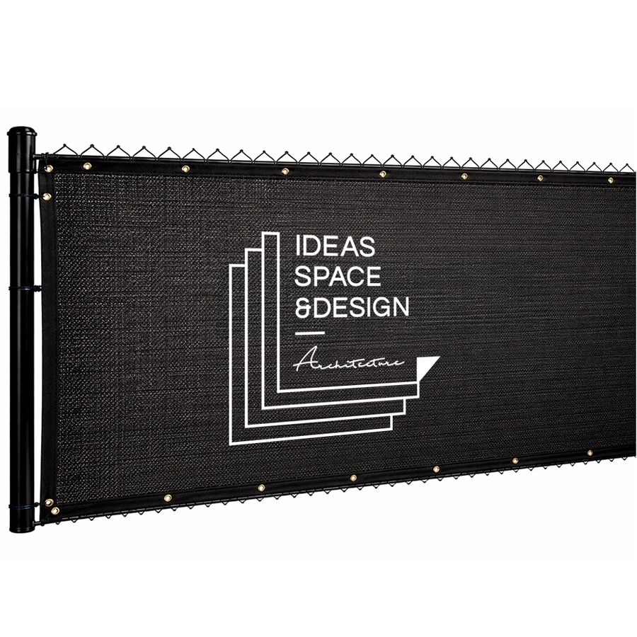 Custom 98% Blockage Fence Screen - Custom Promo Now - UK