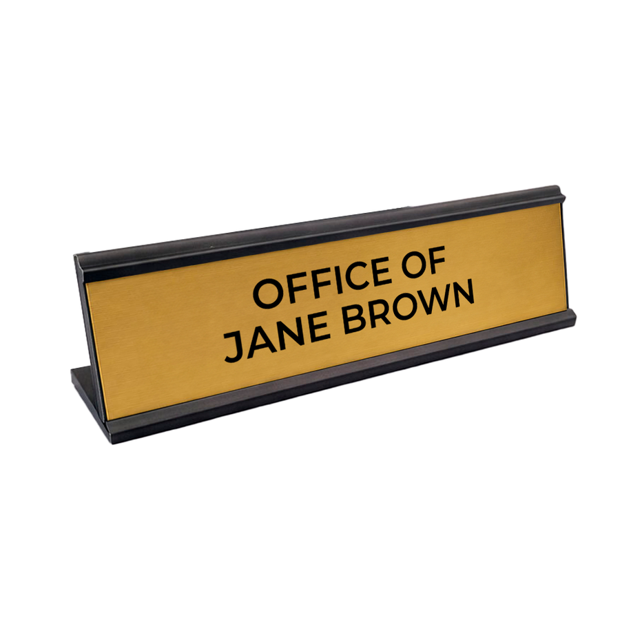 Metal Desktop Name Badges - Custom Promo Now - UK