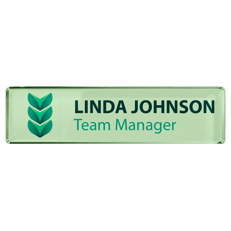 Acrylic Desktop Name Badges - Custom Promo Now - UK