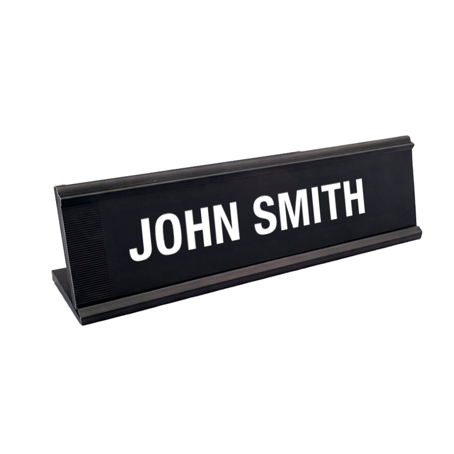 Metal Desktop Name Badges - Custom Promo Now - UK