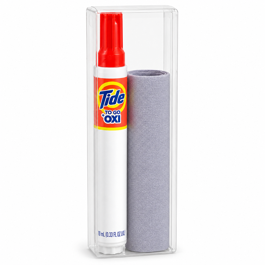 Tide® to Go + Oxi Stain Remover Travel Kits with Premium Microfiber Cloths - Custom Promo Now - UK