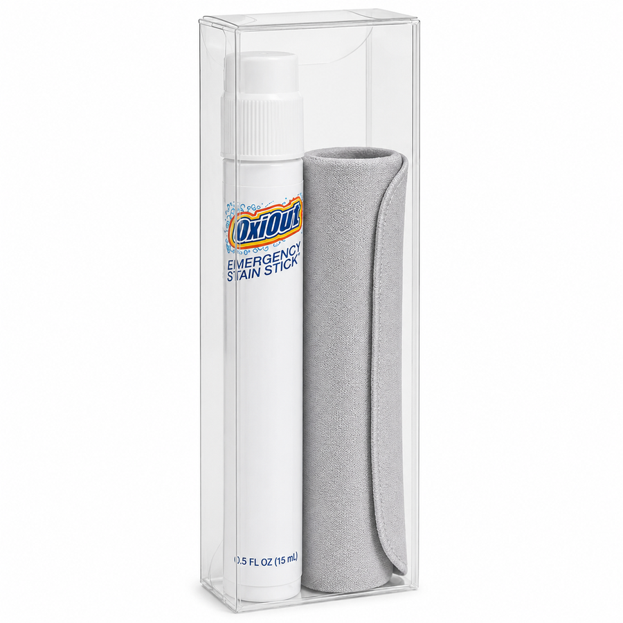 OxiOut Emergency Stain Stick Travel Kits with Premium Microfiber Cloths - Custom Promo Now - UK