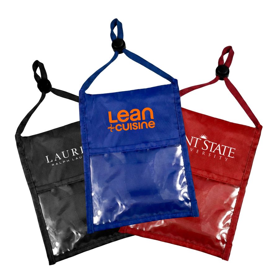 Phone Pocket Neck Wallets - Custom Promo Now - UK