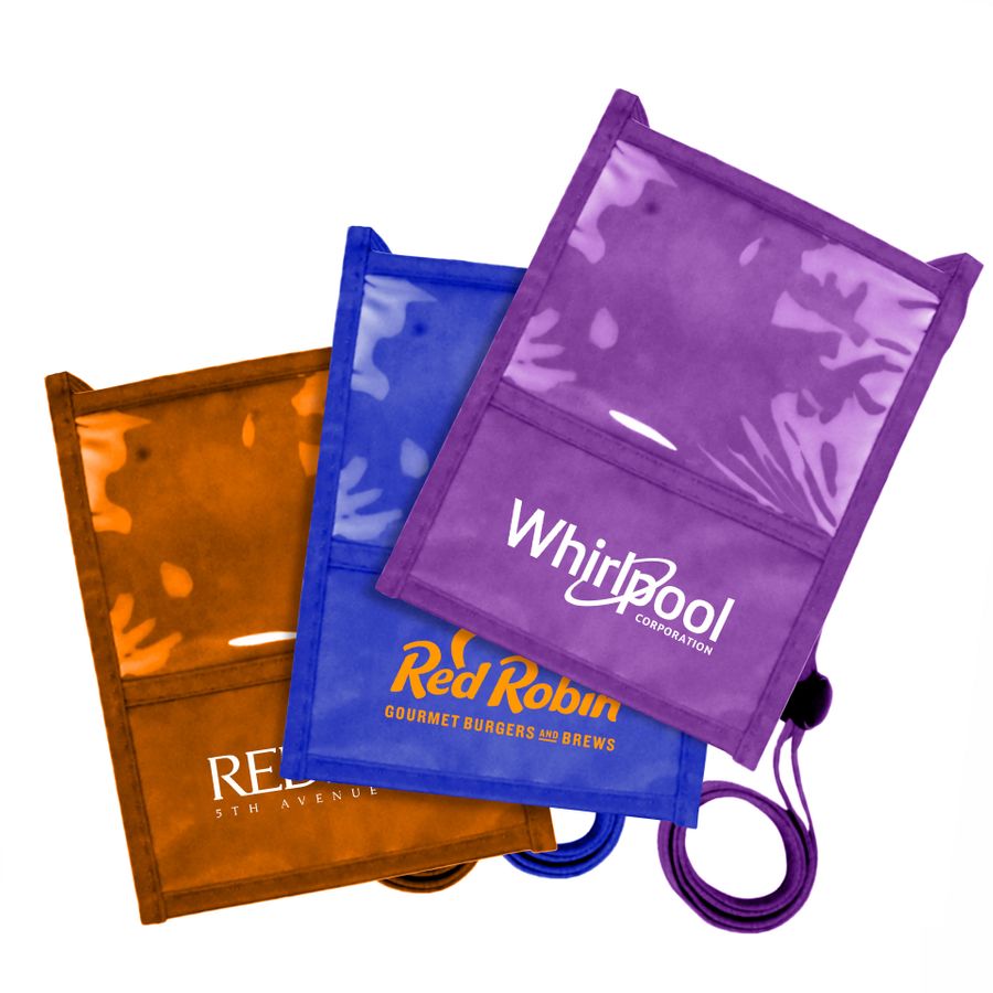 Pen Loop Neck Wallets - Custom Promo Now - UK