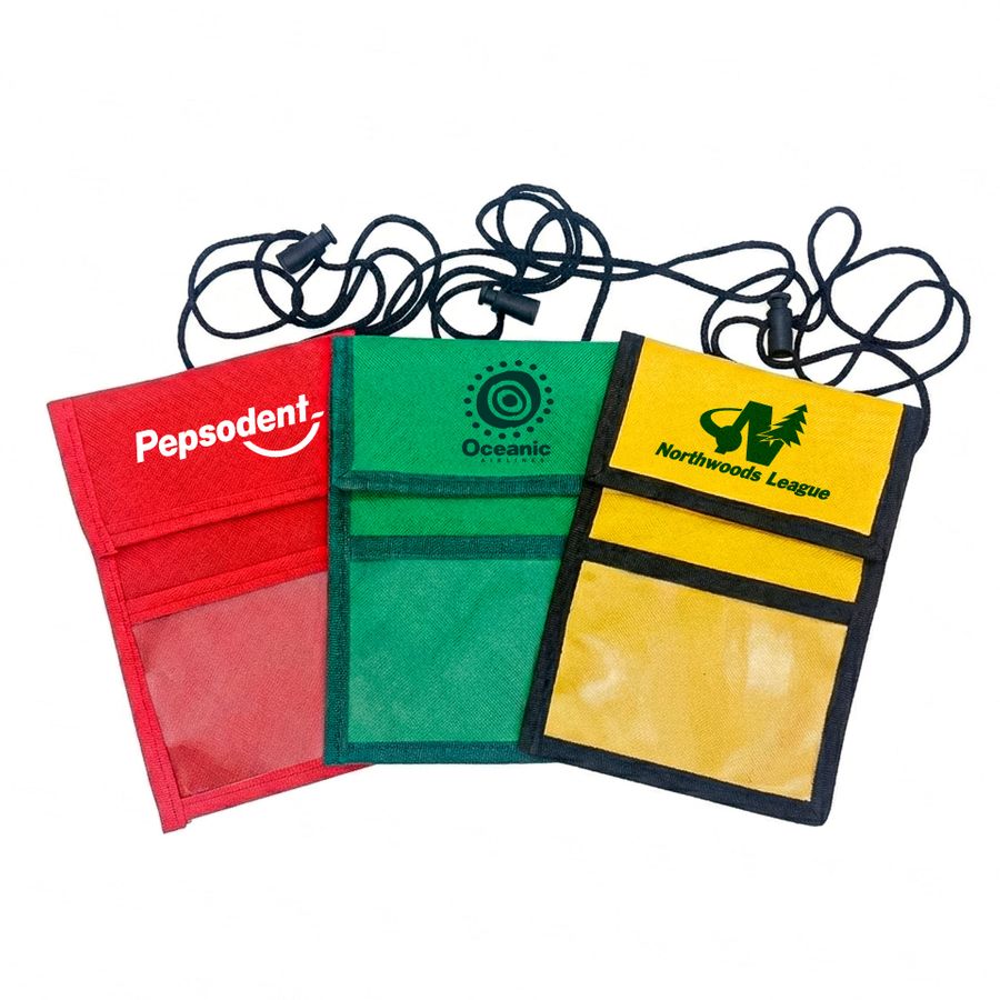 Foldover Neck Wallets - Custom Promo Now - UK