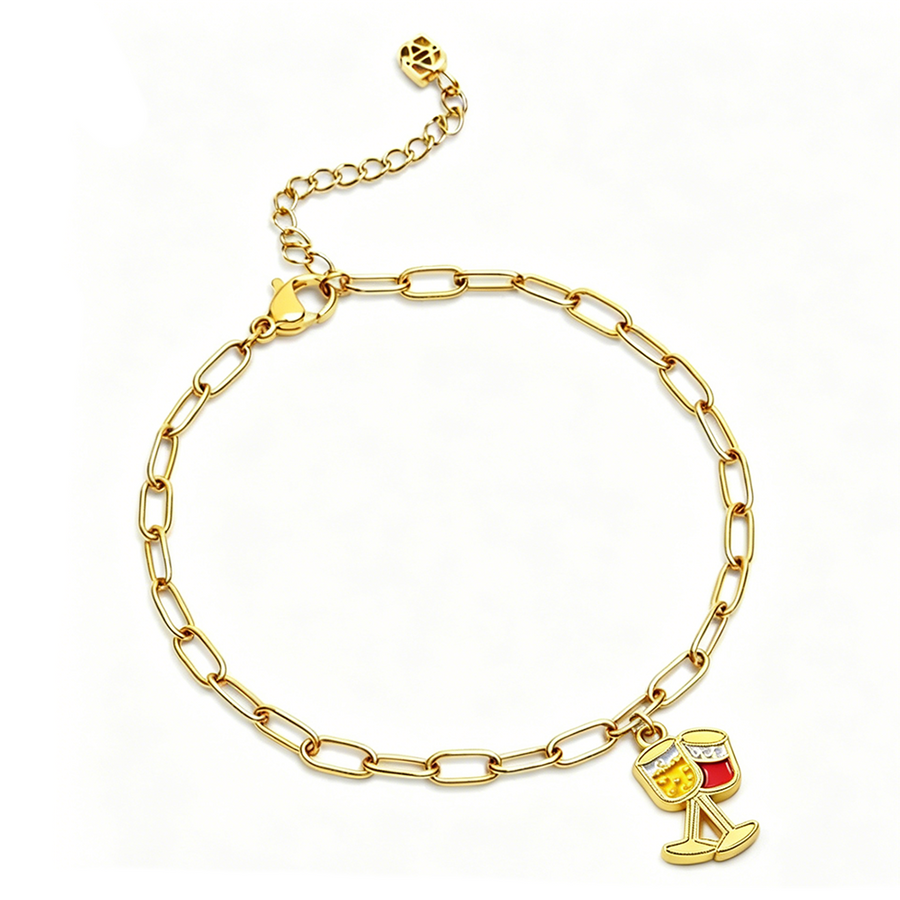 Soft Enamel Charm Bracelets - Custom Promo Now - UK