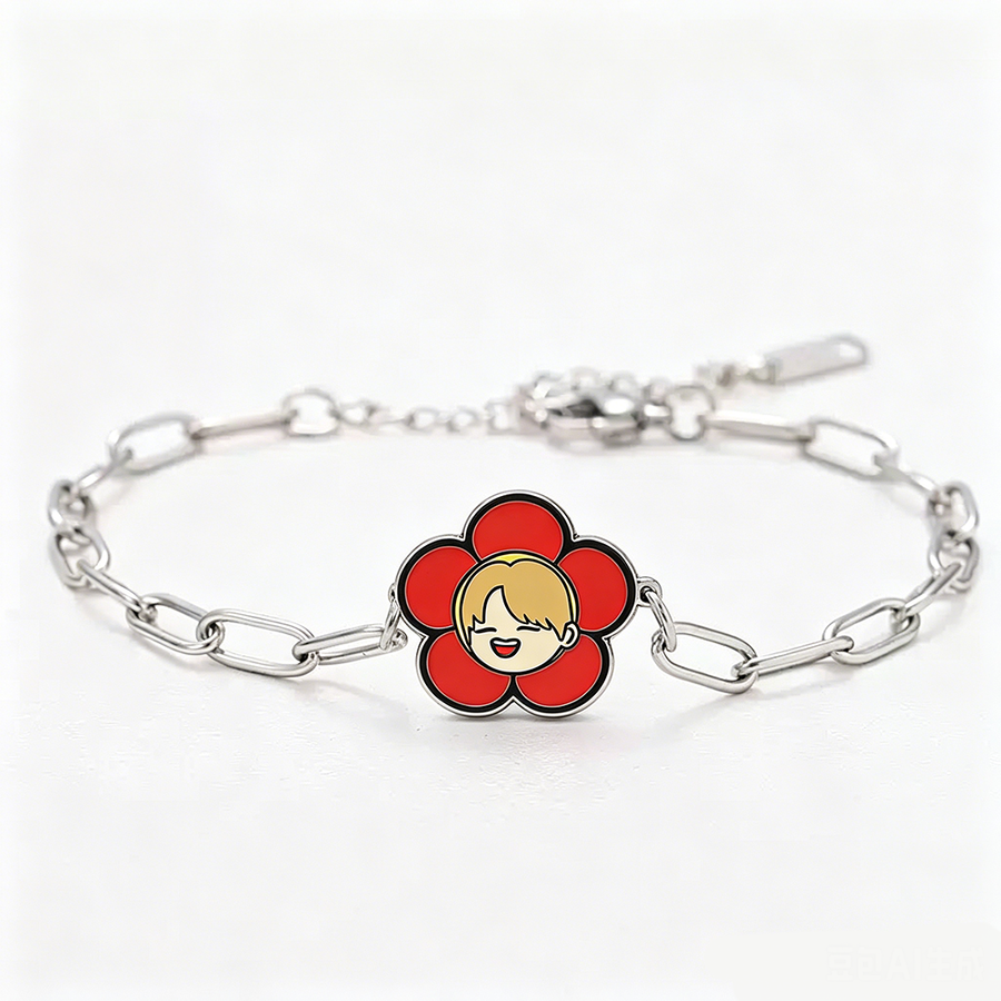 Hard Enamel Charm Bracelets - Custom Promo Now - UK
