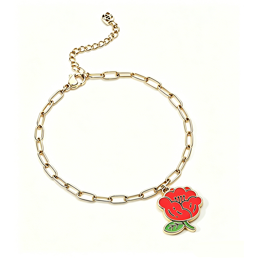Hard Enamel Charm Bracelets - Custom Promo Now - UK