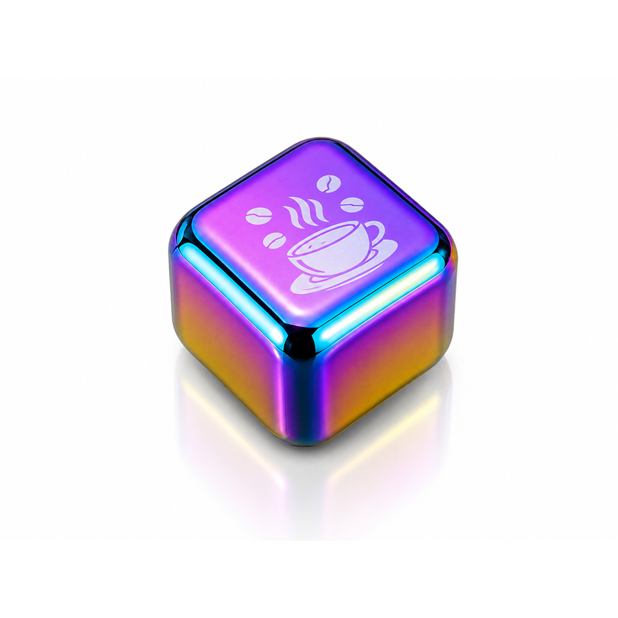 Rainbow Stainless Steel Ice Cubes - Custom Promo Now - UK
