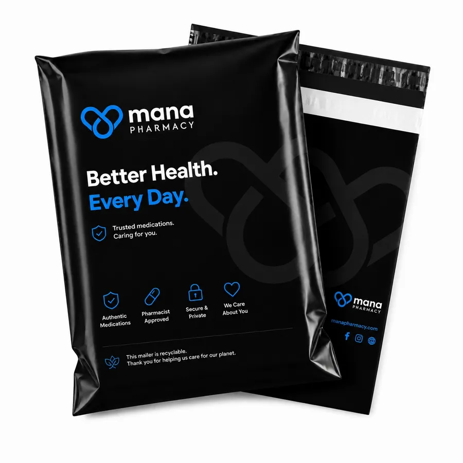 Compostable Poly Mailers - Custom Promo Now - UK