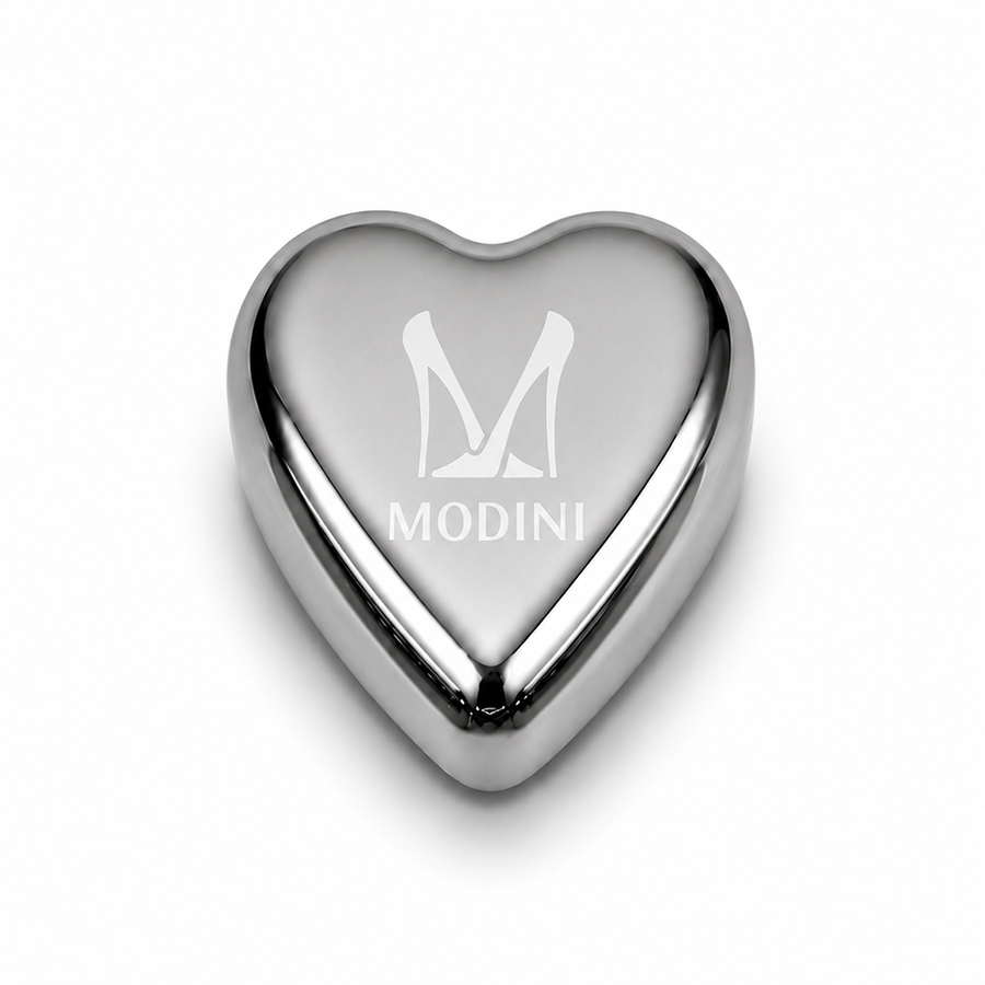 Heart-Shaped Stainless Steel Ice Cubes - Custom Promo Now - UK