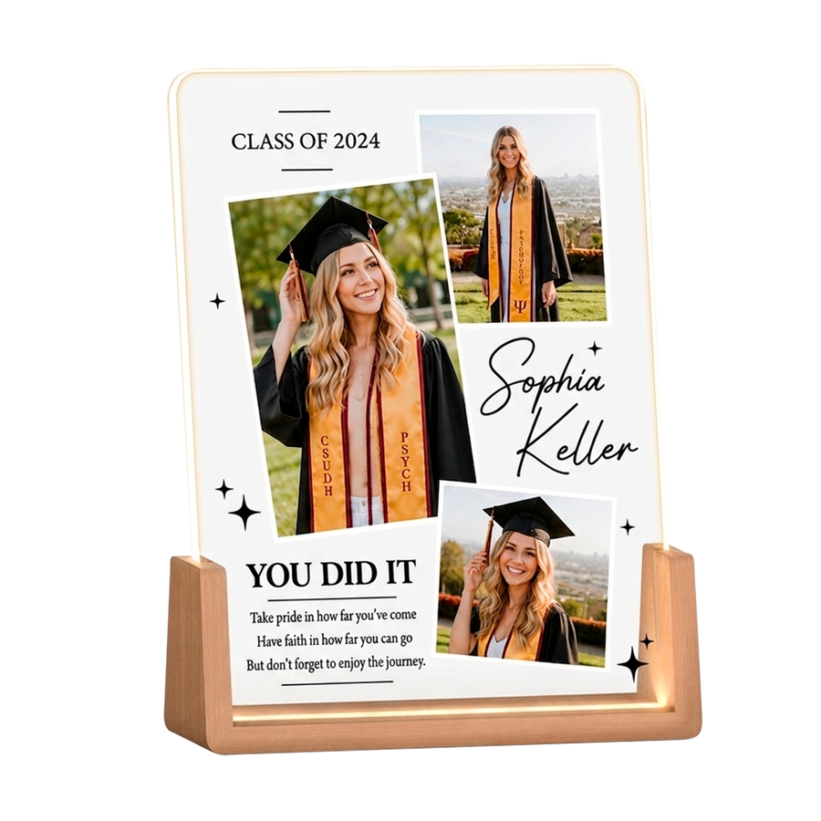 Acrylic Night Light Photo Frames - Custom Promo Now - UK