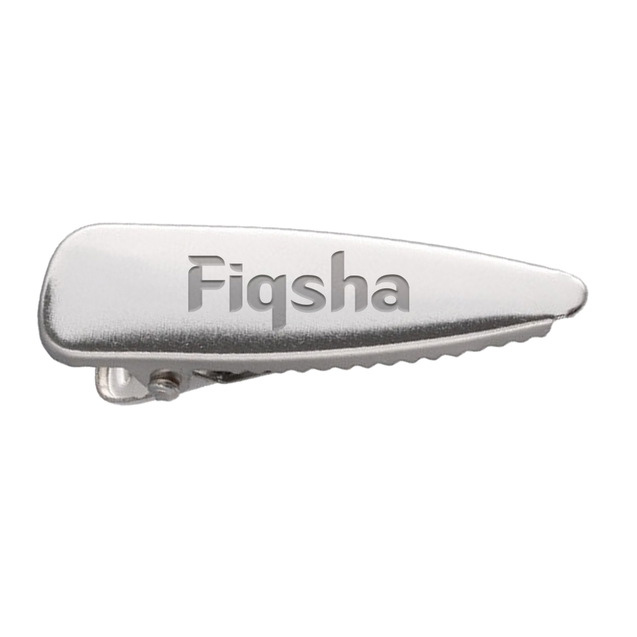 Laser Cut Metal Hair Clips - Custom Promo Now - UK