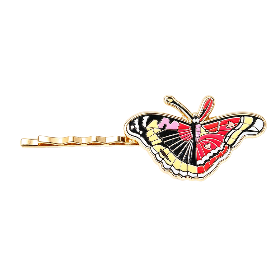 Hard Enamel Metal Hair Clips - Custom Promo Now - UK