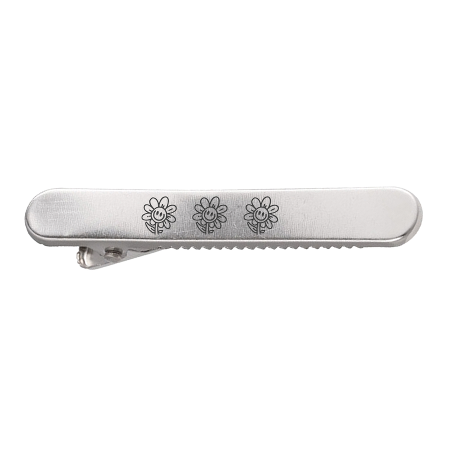 Laser Cut Metal Hair Clips - Custom Promo Now - UK