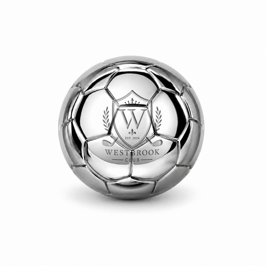 Soccer Ball Stainless Steel Ice Cubes - Custom Promo Now - UK