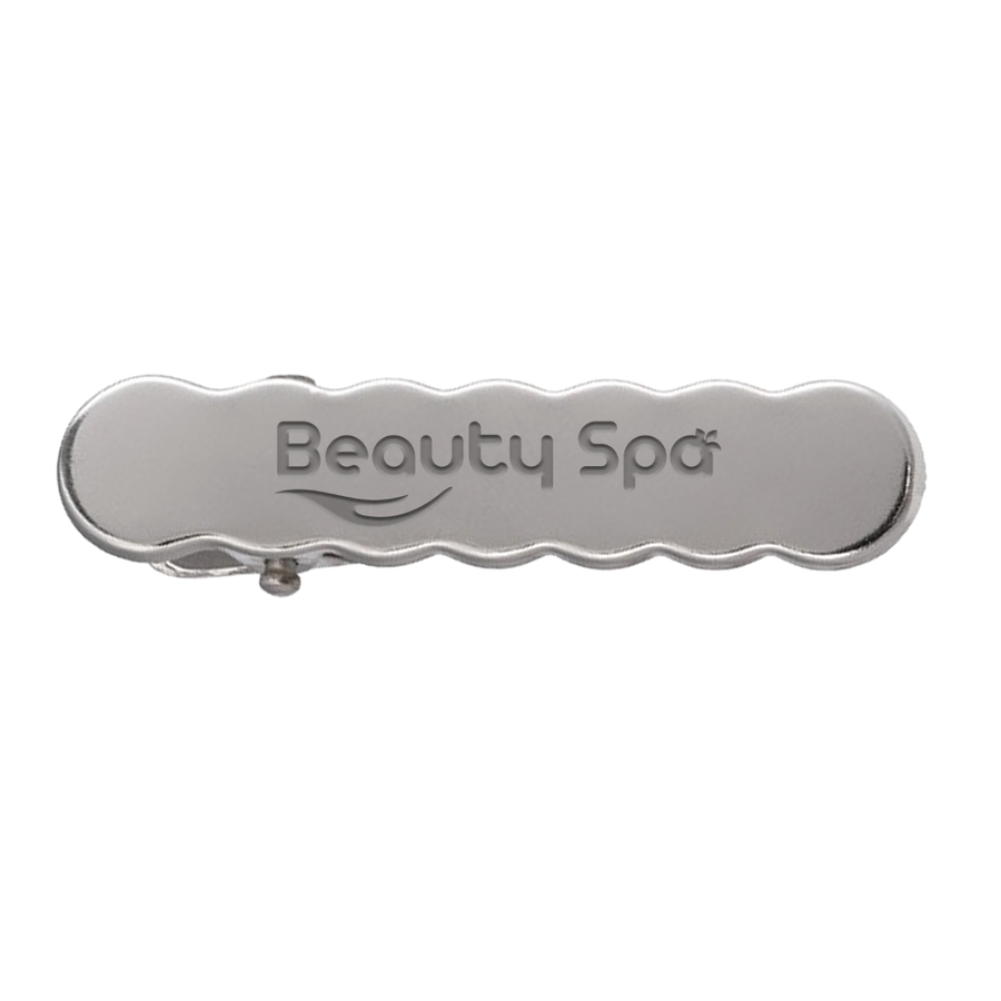 Laser Cut Metal Hair Clips - Custom Promo Now - UK