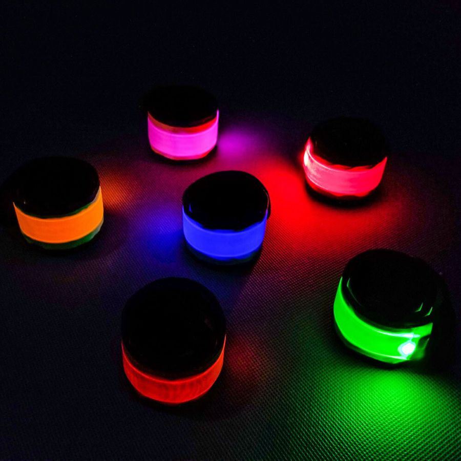 Light Up Slap Wristbands - Custom Promo Now - UK