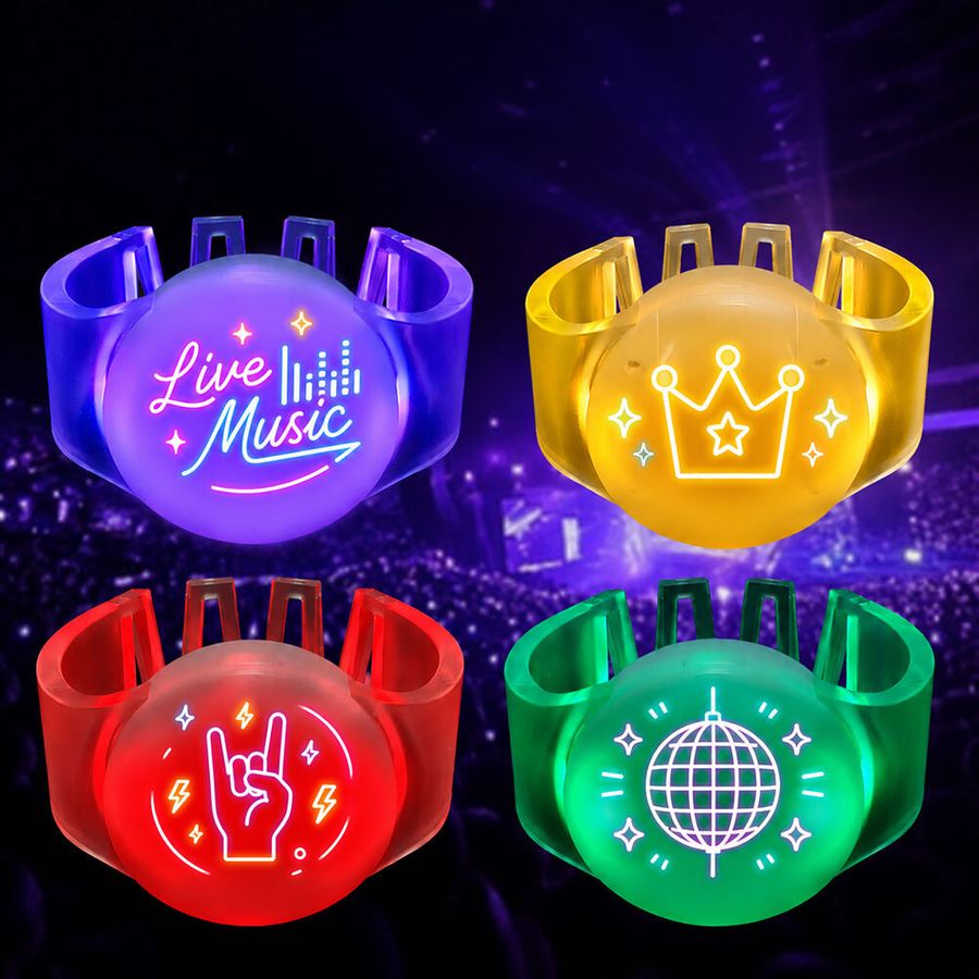 Glow Cheer Wristbands - Custom Promo Now - UK