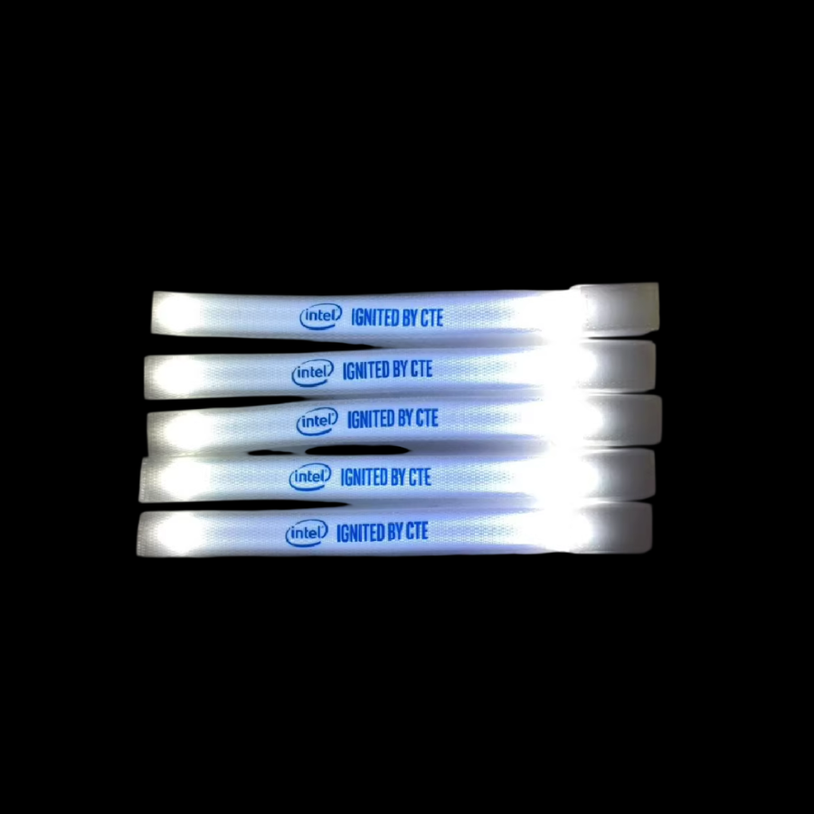 Glow Velcro Wristbands - Custom Promo Now - UK