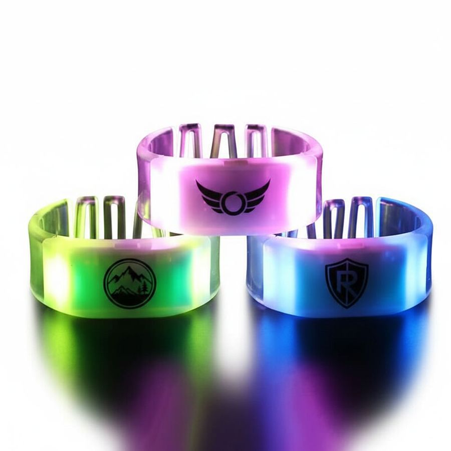 Glow Bangle Wristbands - Custom Promo Now - UK