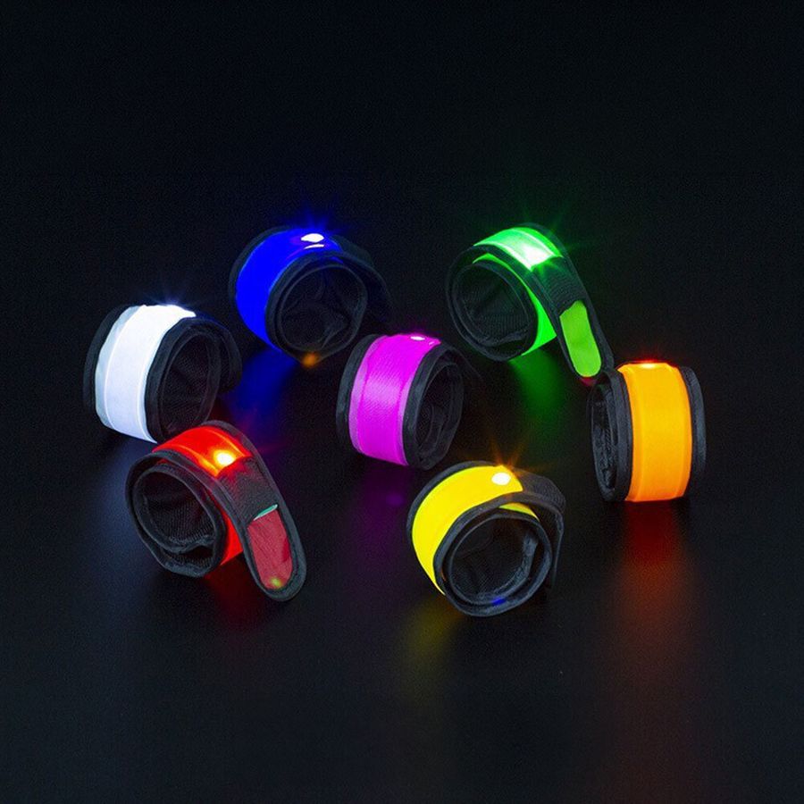 Light Up Slap Wristbands - Custom Promo Now - UK