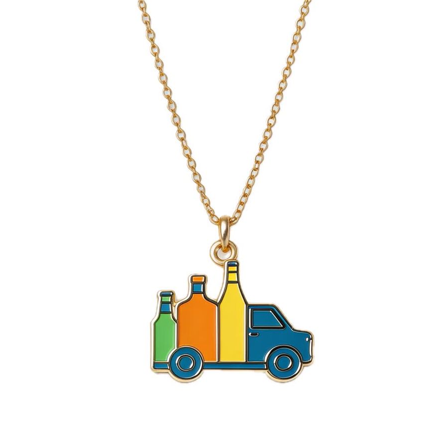 Hard Enamel Charm Necklaces - Custom Promo Now - UK