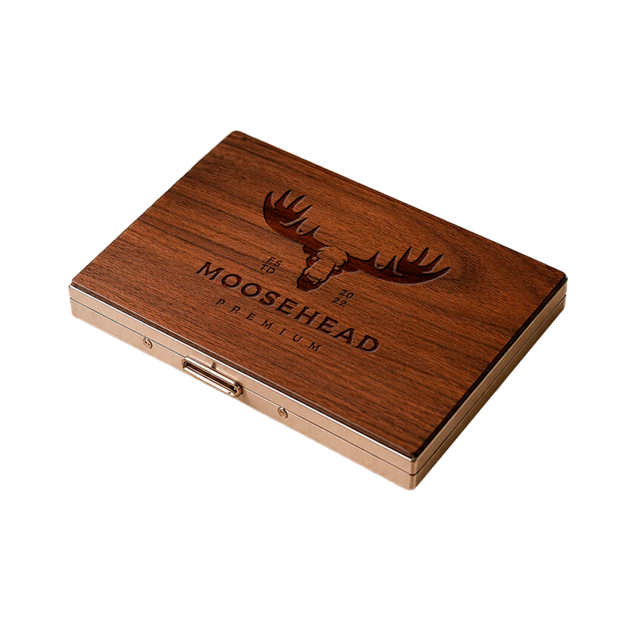 Metal Framed Wooden Cigarette Cases - Custom Promo Now - UK
