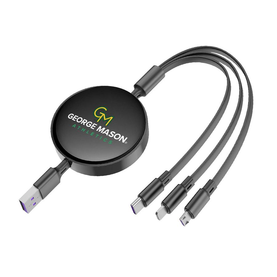 Soft Silicone 3-in-1 Charging Cables - Custom Promo Now - UK