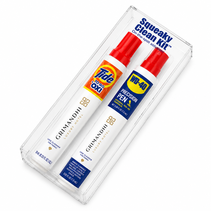 Squeaky Clean Kit - WD-40® Precision Pens and Tide® to Go + Oxi Travel Kits - Custom Promo Now - UK