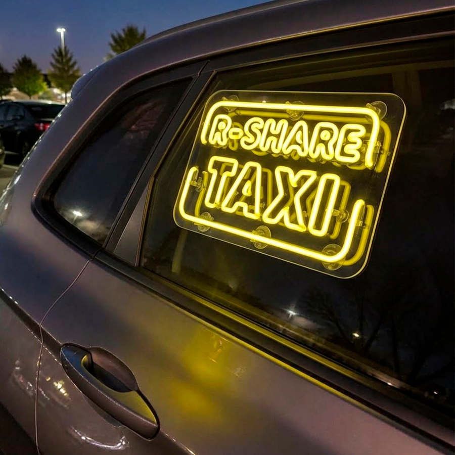Illuminated Vehicle Signs - Custom Promo Now - UK
