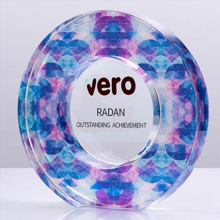 Colored Crystal Trophies - Custom Promo Now - UK