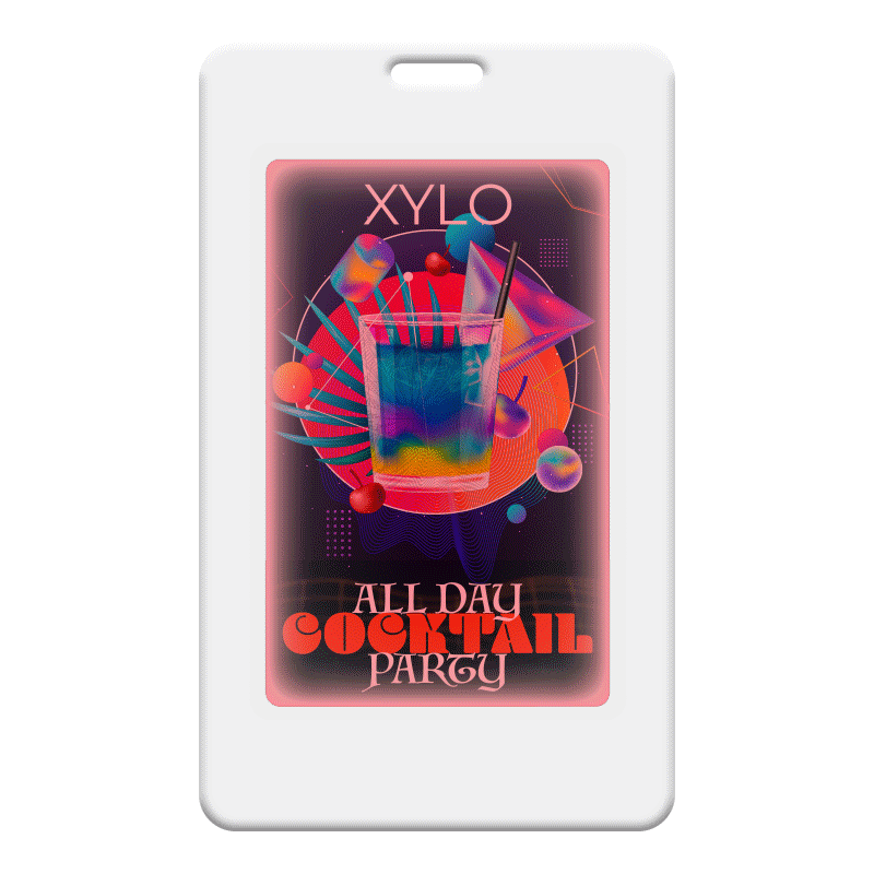 Glow Badge Holder - Custom Promo Now - UK